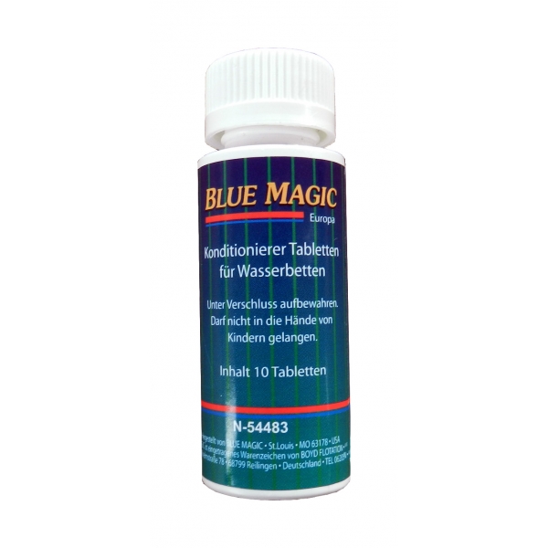 Wasserbett Konditionierer / Conditioner Tabletten Blue Magic 10er Dose