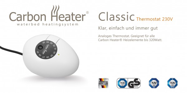 TBD Classic Regler 240W Wasserbettheizung Carbon heater