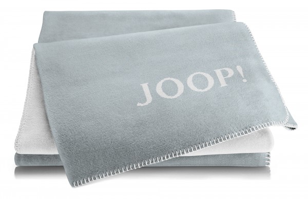JOOP! Wohndecke MELANGE DOUBLEFACE Taube-Silber 150x200