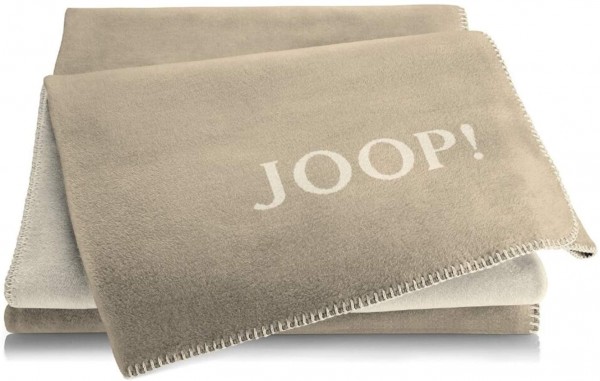 JOOP! Wohndecke Uni Cashew-Macchiato